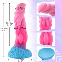Hismith 10.4" (26.5 cm) Big Bullet Anal Dildo with Suction Cup & Removable Kliclok