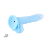Hismith 9.7" Glow in the Dard Silicone Dildo with Suction Cup & Removable Kliclok