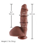 Hismith 9" Realistic Silicone Dildo with Raised Veins & Lifelike Texture Hismith 9" Realistic Silicone Dildo with Raised Veins & Lifelike Texture
