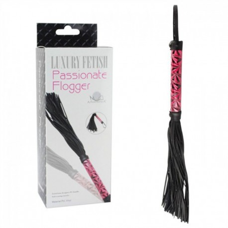 Luxury Fetish Passionate Flogger Diamond Soft Leather