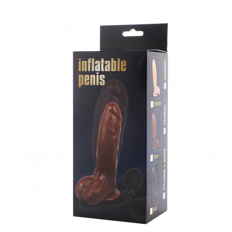Trinity Vibes Inflatable Suction Cup Dildo