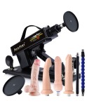 Auxfun Sexmaschine für Frauenvergnügen mit 3XLR-Saugnapfadapter