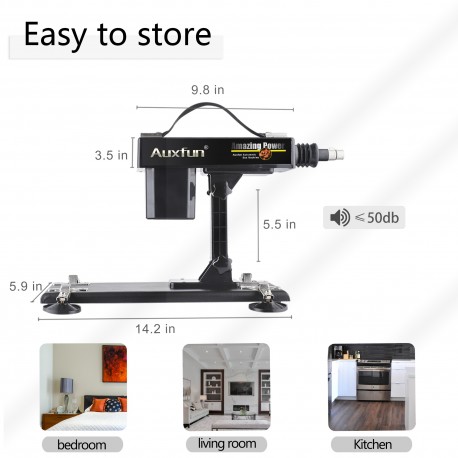 Auxfun-seksmachine voor vrouwenplezier met 3XLR-zuignapadapter