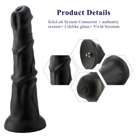 Hismith 9.54″ Silikon-Analplug mit KlicLok-System für Hismith Premium 