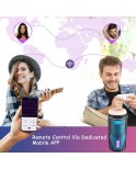 Hismith Male Masturbator, Thrusting Stroker mit APP für intelligente Interaktion, Synchronisierung mit Hismith Sex Devices