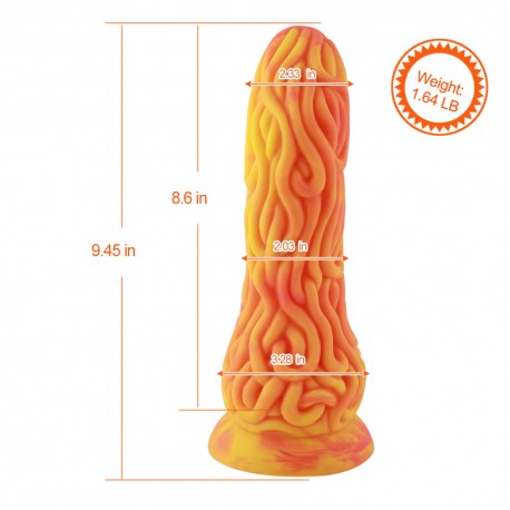 Hismith 9,45" Elegans Beast Silikondildo