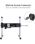 Hismith 11,4'' Glat Silikone Dildo med KlicLok System