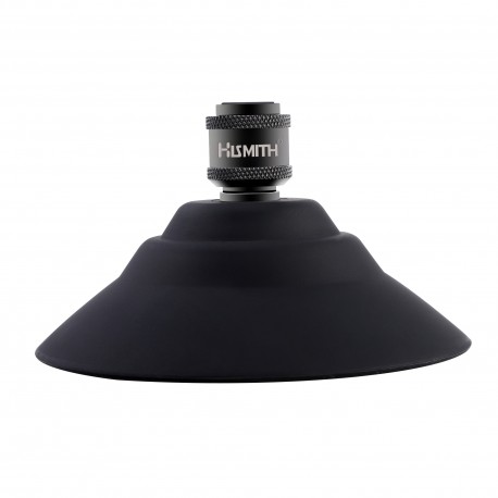 Hismith 4,5" Heavy-Duty siliconen zuignap met vrouwelijk KlicLok-systeemonderdeel