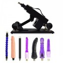 Multispeed Sex Machine Einstellbar mit 8 Attachments Dildo Masturbator