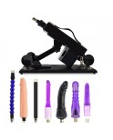 Multispeed Sex Machine Einstellbar mit 8 Attachments Dildo Masturbator