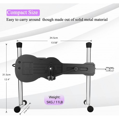 Hismith Mini Sex Machine con KlicLok System APP Máquina de amor controlada