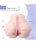 Hismith 7.4" (18.9 cm) Short Fat Silicone Dildo with Dual Density