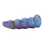 Nebula Swirl Silicone Dildo – 6.7" Handcrafted Textured Design for Unique Sensory Play