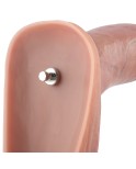 Gode ​​réaliste en silicone Hismith de 8,3 pouces, longueur insérable de 7,68 pouces avec testicules tridimensionnels