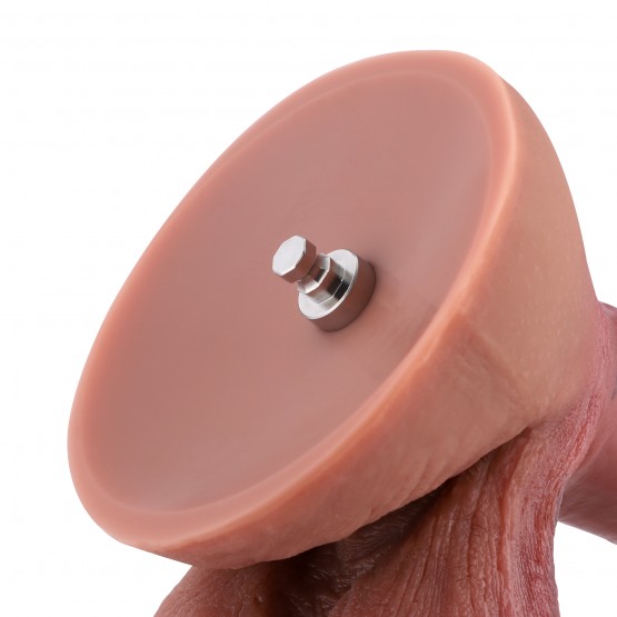 Hismith 8.46" Consolador de doble densidad con venas, 6.5" Insertable