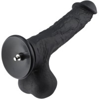 Hismith 12,4 tommer sort Super Kæmpe Silikone Dildo til Hismith Premium Sex Machine