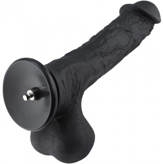 Hismith 12,4 cala Czarny super ogromny silikonowy wibrator do Hismith Premium Sex Machine