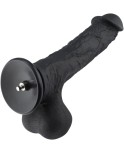 Hismith 12,4 cala Czarny super ogromny silikonowy wibrator do Hismith Premium Sex Machine