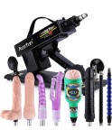 Sex machine with 3XLR connection for women and men with masturbator Sex machine with 3XLR connection for women and men with masturbator