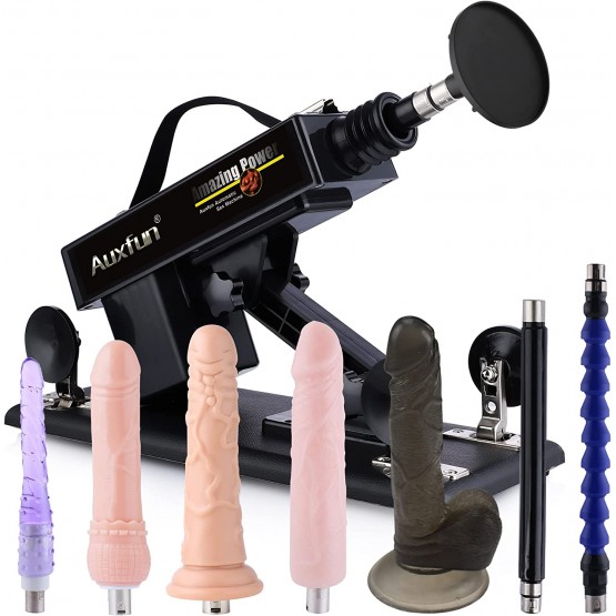 オスとメス用の 8 つのアタッチメントを備えた 3 XLR コネクタ ファッキング マシン オスとメス用の 8 つのアタッチメントを備えた 3 XLR コネクタ ファッキング マシン