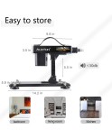Fucking Machine for Female Adjustable Angle Control Thrusting Speed with 3XLR Connector Attachments Silicone Dildos
