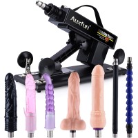 Sex Machine dla kobiet ze złączem 3XLR z realistycznymi wibratorami Sex Toys dla dorosłych do masażu