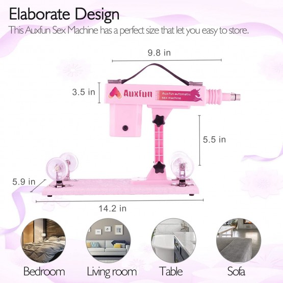 Sex Machine with 7 Attacments 3XLR Machines Connector for Couple Adult Toy 
