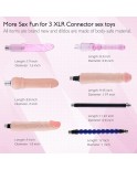 Sex Machine with 7 Attacments 3XLR Machines Connector for Couple Adult Toy Sex Machine with 7 Attacments 3XLR Machines Connector for Couple Adult Toy