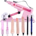 Sex Machine with 7 Attacments 3XLR Machines Connector for Couple Adult Toy