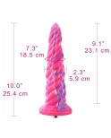 Hismith Passionate Red Sex Machine Bundle con 4 Fantasy Dildo