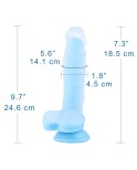 Hismith Elegant Blue Sex Machine Bundle med 4 Fantasy Dildos Hismith Elegant Blue Sex Machine Bundle med 4 Fantasy Dildos