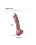 Premium Silicone Dildo,Realistic Penis With Suction Cup (Large)
