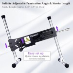 Hismith Premium 3.0 Wire Controlled Sex Machine with 8" Silicone Dildo & Portable Bag