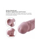 Premium Silicone Dildo,Realistic Penis With Suction Cup (Large)