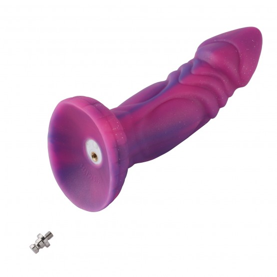 Hismith 8 Inch Curved Giant Suction Dildo with vibration - The Dream Sky Monster Series
