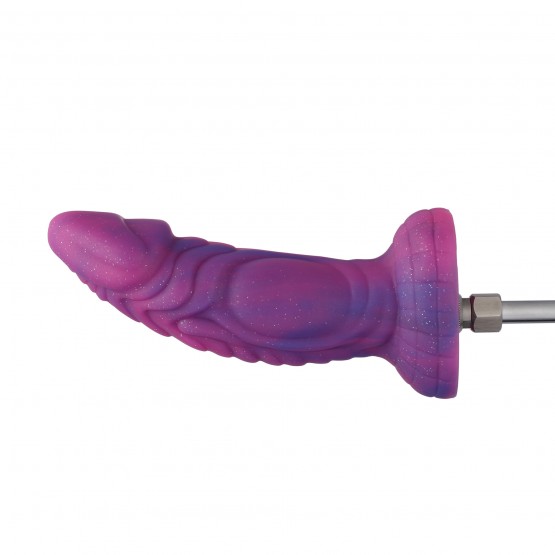 Hismith 8 Inch Curved Giant Suction Dildo with vibration - The Dream Sky Monster Series
