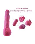 Hismith 9.7" Curved Silicone Dildo - KlicLok System - Fantasy Series