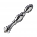Hismith 8.48” Smooth Aluminium Metal Bead Anal Dildo