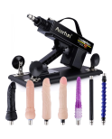 Auxfun Erschwingliche automatische Fickmaschine für Analsex mit 5 3XLR-Dildos