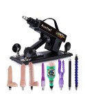 Auxfun Basic Automatisk Fucking Machine Til Par, Med Otte 3XLR System Sex Machine Attachments