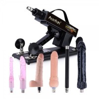 Rebajas Hismith Basic Sex Machine Bundle para mujeres con 5 consoladores