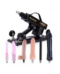 Discount Auxfun Basic Sex Machine Bundle für Frauen mit 5 Dildos