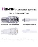 Hismith 10" Huge Dildo for Hismith Sex Machine with KlicLok Connector, 9 " Insertable Length Thick Realistic Cock