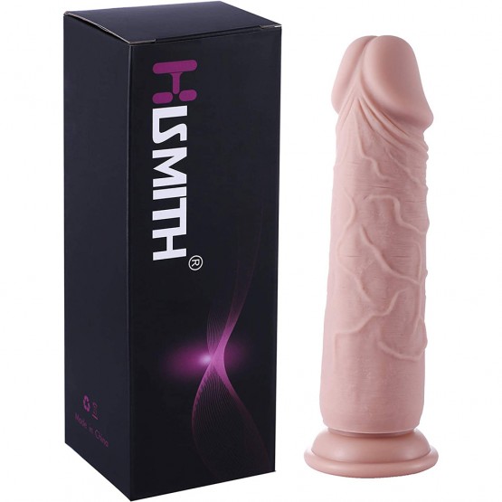 Hismith 9.4" Huge Dildo for Hismith Sex Machine with KlicLok Connector, 8.6 " Insertable Length Thick Realistic Cock