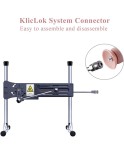 Hismith 10" Huge Dildo for Hismith Sex Machine with KlicLok Connector, 9 " Insertable Length Thick Realistic Cock