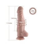 Hismith 11.3" Multi-Texturing Thick Silicone Dildo with KlicLok System for Hismith Premium Sex Machine
