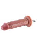 Dildo in silicone Hismith da 9,1", , funzione di vibrazione e rotazione con sistema KlicLok, taglia M