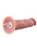 Dildo in silicone Hismith da 9,1", , funzione di vibrazione e rotazione con sistema KlicLok, taglia M