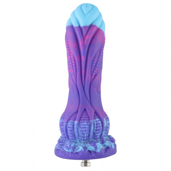 Hismith 7,48 "silikonowe dildo, długość wkładana 6,89" z systemem KlicLok