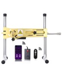 Hismith Premium Sex Machine (Luxury Golden) - Controllo APP con telecomando - Sistema KlicLok